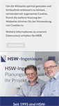 Mobile Screenshot of hsw-ingenieure.de